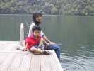 At Tasik Dayang Bunting.  So mom, when is adik coming?