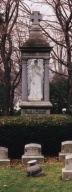 Close Up shawing Grace Galloways Grave in Front