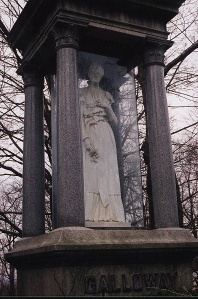 Close up od Lady in Glass