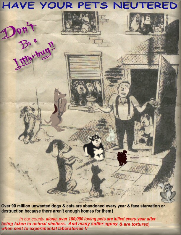 Don't be a litterbug