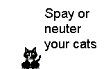 spay/neuter your cats....or?