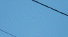 A fighter jet, the only aircraft flying overhead that day.