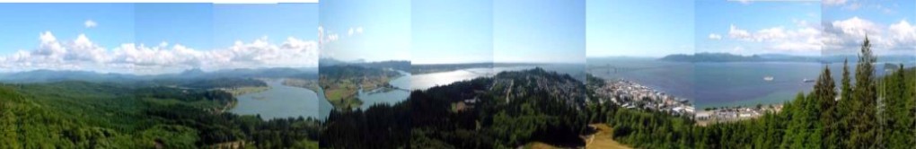 Panoramic view of Astoria