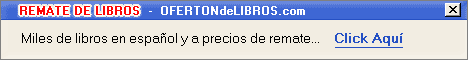 Oferton de Libros, libros con 50% a 90% de Descuento.