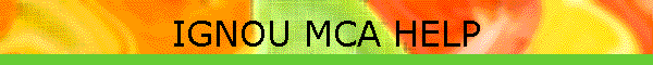 IGNOU MCA HELP