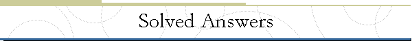 Solved Answers
