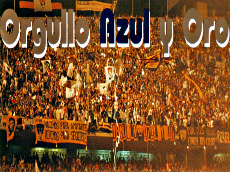 Pumas, azul y oro. Esta campa�a volveremo' a estar contigo, te alentaremos de coraz�n, esta es la REBEL que te quiere ver campe�n.