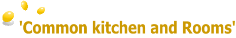 'Common kitchen and Rooms'