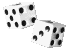 2 white dice