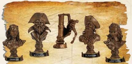 Pirates of the Spanish Main Crew Busts