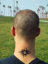 tattoos on the face, hands, or neck
