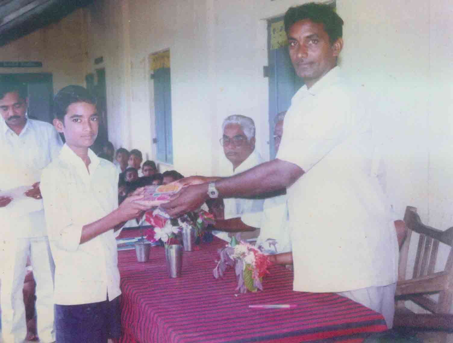 This is S.Pradeep Kumar when he was in 9th class