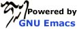 Powered by emacs