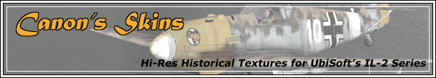 Canon's IL-2 skins