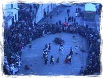 La Piazza durante una pantomima