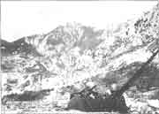 Trincea sotto Monte Marrone