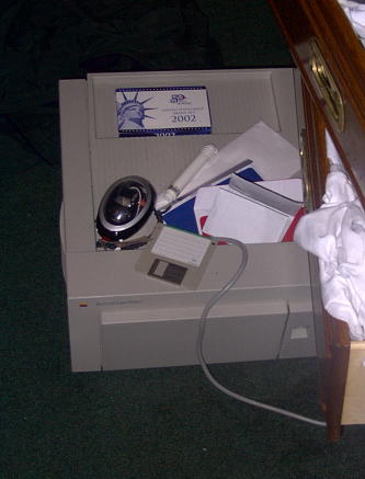 Photo of laser printer