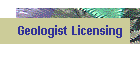 Geologist Licensing