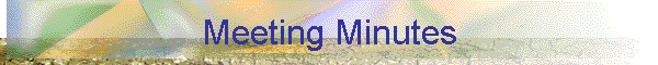 Meeting Minutes