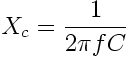 X_L = 2 \pi fL