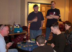 Mark, Anthony, Sean's head, Chris, Will & Erin