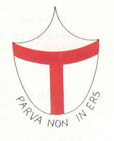 The village motto in latin: Parva non Iners.
