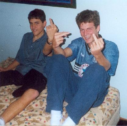 boong and evans - aren't they little?! awww