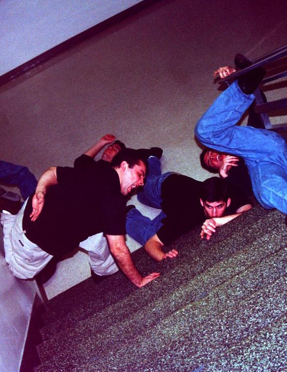 Ha ha!&nbsp; We're falling down the stairs!&nbsp; Ho ho.&nbsp; 2001.