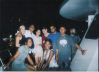 Here we are posing on the party boats.