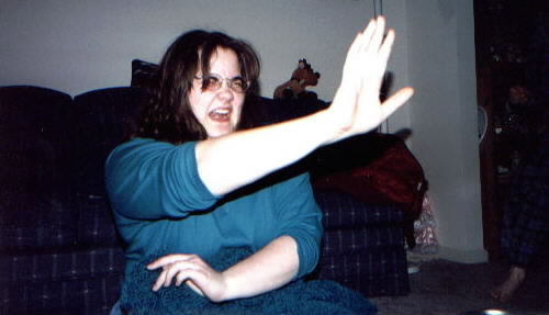 Oh no! I can't stand the light... STOP! STOP! 