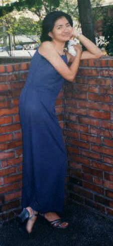Me after the Phi Kappa Phi Induction, 13 March 2002