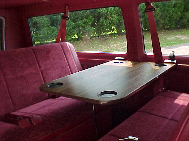 Seats in table formation