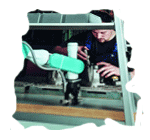 Image: Man at Work Bench
