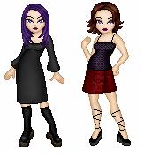 The one on the left is cute. The one on the right kind of scares me, though.