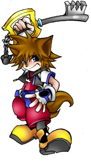 Hyaaa! I'm so cute that no one cares that I have big shoes.