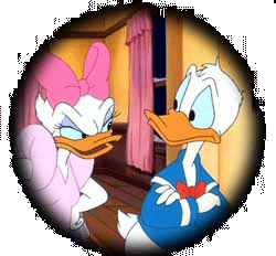 fotomontajes infantiles Donald y Daisy