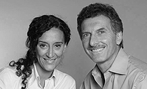 Gabriela Michetti y Mauricio Macri, los nuevos representantes del pueblo en la Capital Federal.