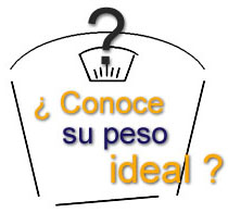 El peso ideal va entre los 20-24,9Kg/m2.