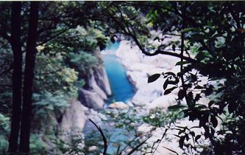 I love this picture of Taroko Gorge because of the focal point in the photo