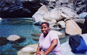 Taking a refreshing, well-deserved rest in the waters of Taroko Gorge