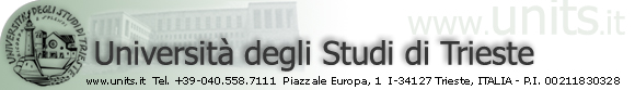 logo dell'Universit&agrave;