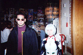 Ikari Gendou and Ayanami Rei (Neon Genesis Evangelion)
