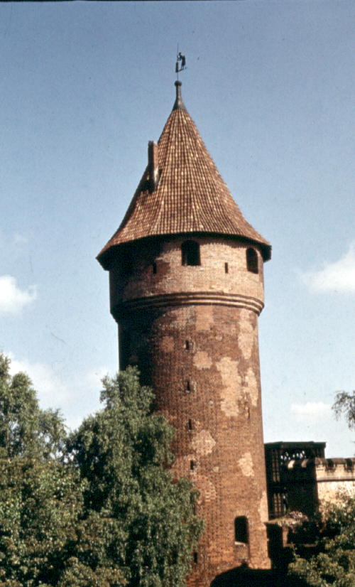La tour de babeurre dans le château de Malbork