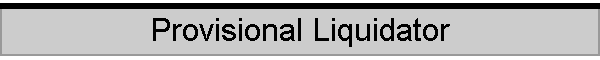 Provisional Liquidator