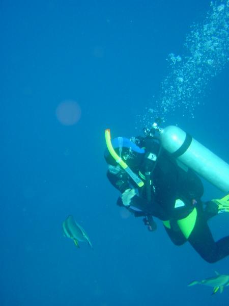 Tom mit Fledermausfisch