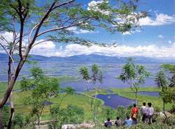People at Loktak on Picnic