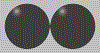 Two dots says:  I am a Rubberist!