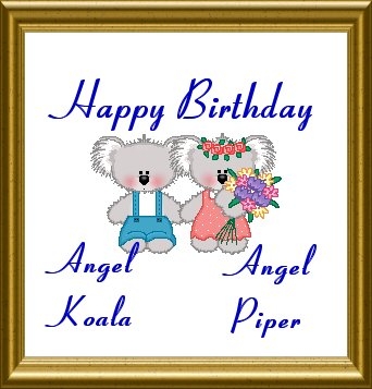 Thank You Angel Koala & Angel Piper