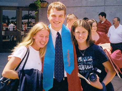 Me with Ariel and Amanda at my graduation