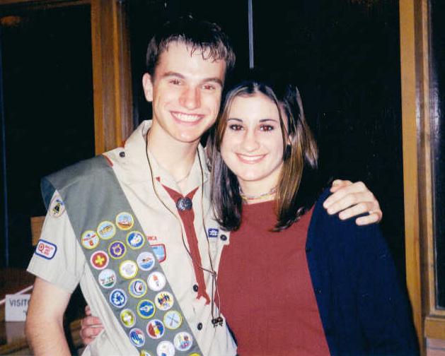Accompanying me at my Eagle Scout ceremony